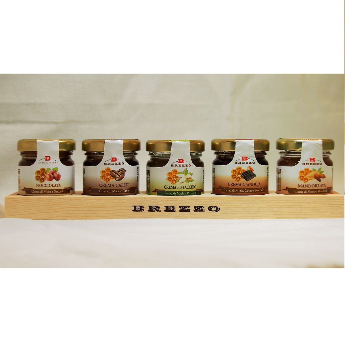 Brezzo Brezzo Gift Tray 5 Jars Sweet Spreads | Cheese Market